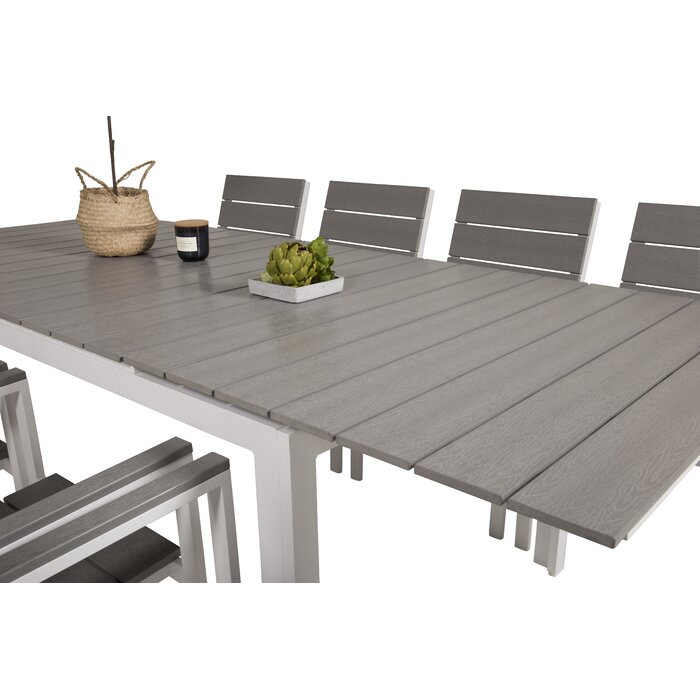 Dakota Fields Faiyaz Rectangular Person Cm Long Dining Set